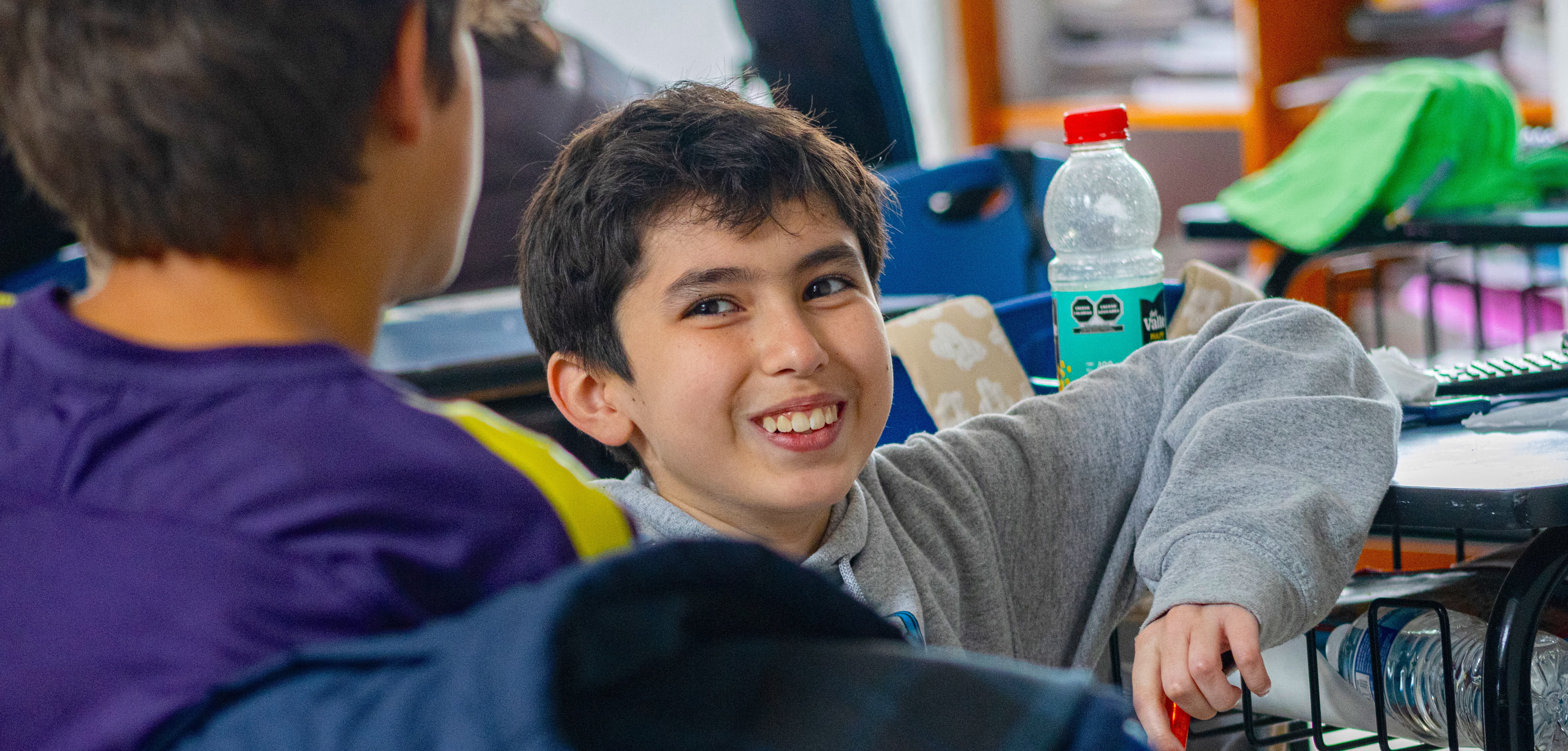 Estudiantes en clase